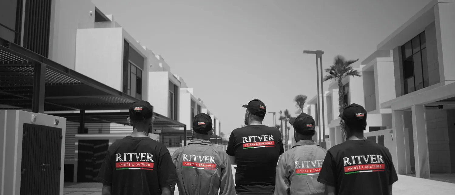 Ritver application team walking on site